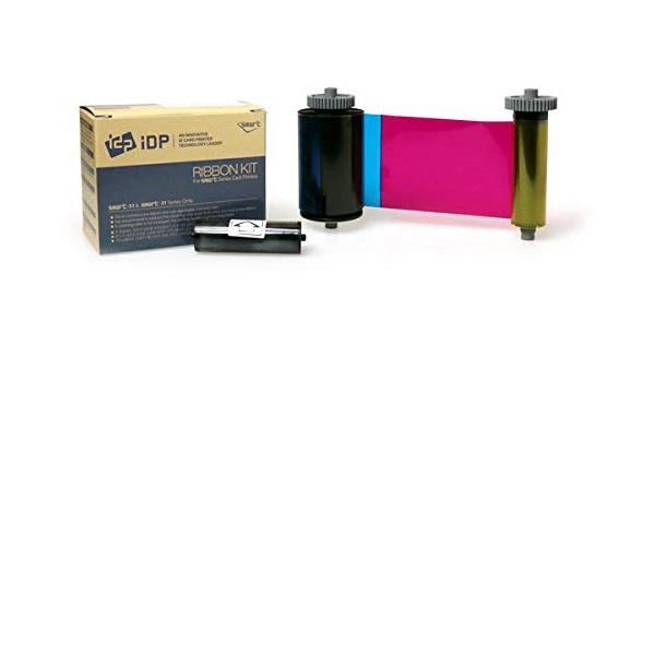 Picture of Smart-30S/Smart-30D/Smart-50S/Smart-50D 3(1/2)+1 ribbon/dye film (1/2 YMC - black+overlay) - 350 print. Smart 55650640 / 650640 SIADC-P-HYMCKO.