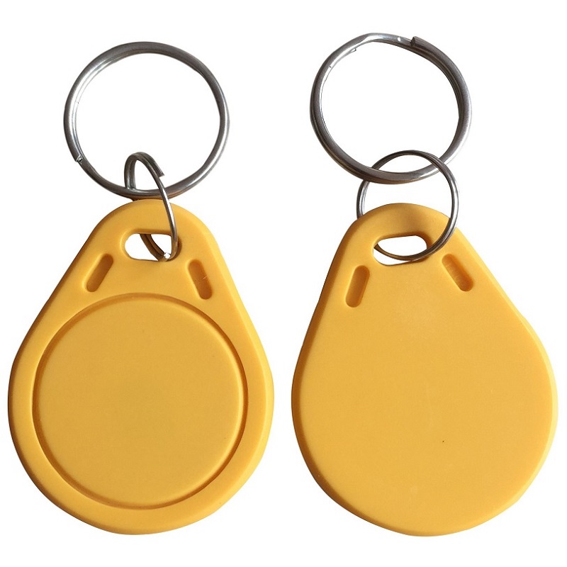 Picture of Yellow rewriteable Key fob 125 KHZ EM. Keyfob. 70102817